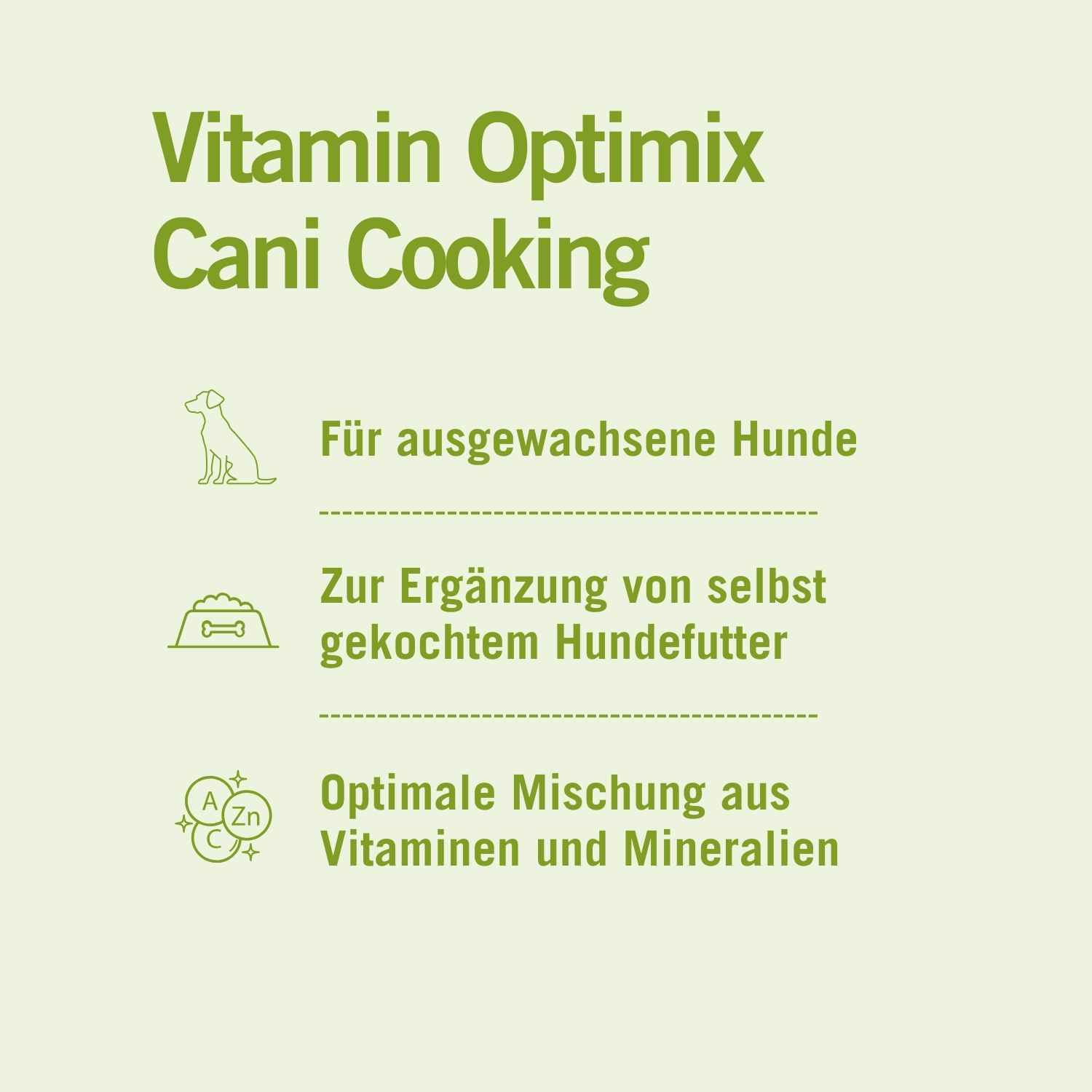 Vitamin Optimix Cani Cooking 250g